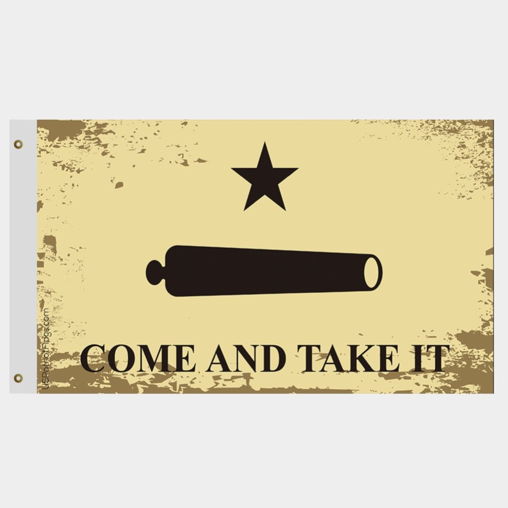 Gonzales Come & Take It Vintage Flag - Made in USA.