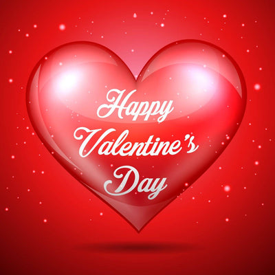 Happy Valentines Day Heart Red Flag Made in USA.