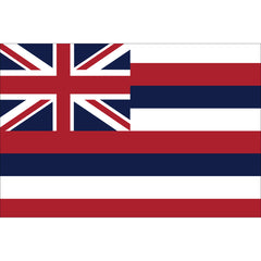 Hawaii State Flag Fringe or Pole Nylon Made in USA.