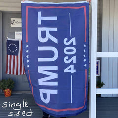 Trump 2024 Flag Blue - Made in USA.