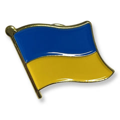 Ukraine Lapel Pin Wavy – Enamel on Metal