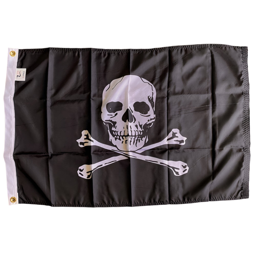 Jolly Roger - Pirate Flag - Outdoor Nylon - Made in USA.