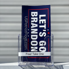 Free Let's Go Brandon Bumper Sticker.