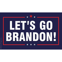 HUGE Let's Go Brandon Bumper Sticker.
