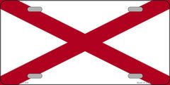 Flag of Alabama License Plate.