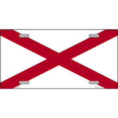 Flag of Alabama License Plate.