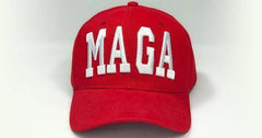MAGA Hat (red with white thread).