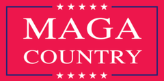MAGA Country Red Flag - Made in USA.