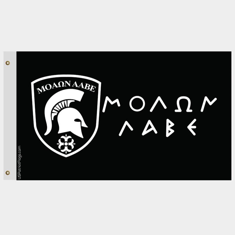 Molon Labe Flag - Made in USA.