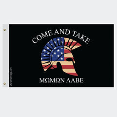 Molon Labe Come and Take It America Flag - Made in USA.