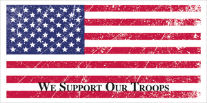 We Support Our Troops Bumper Sticker