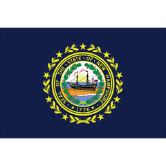 New Hampshire State Flag Nylon Outdoor Made in USA.