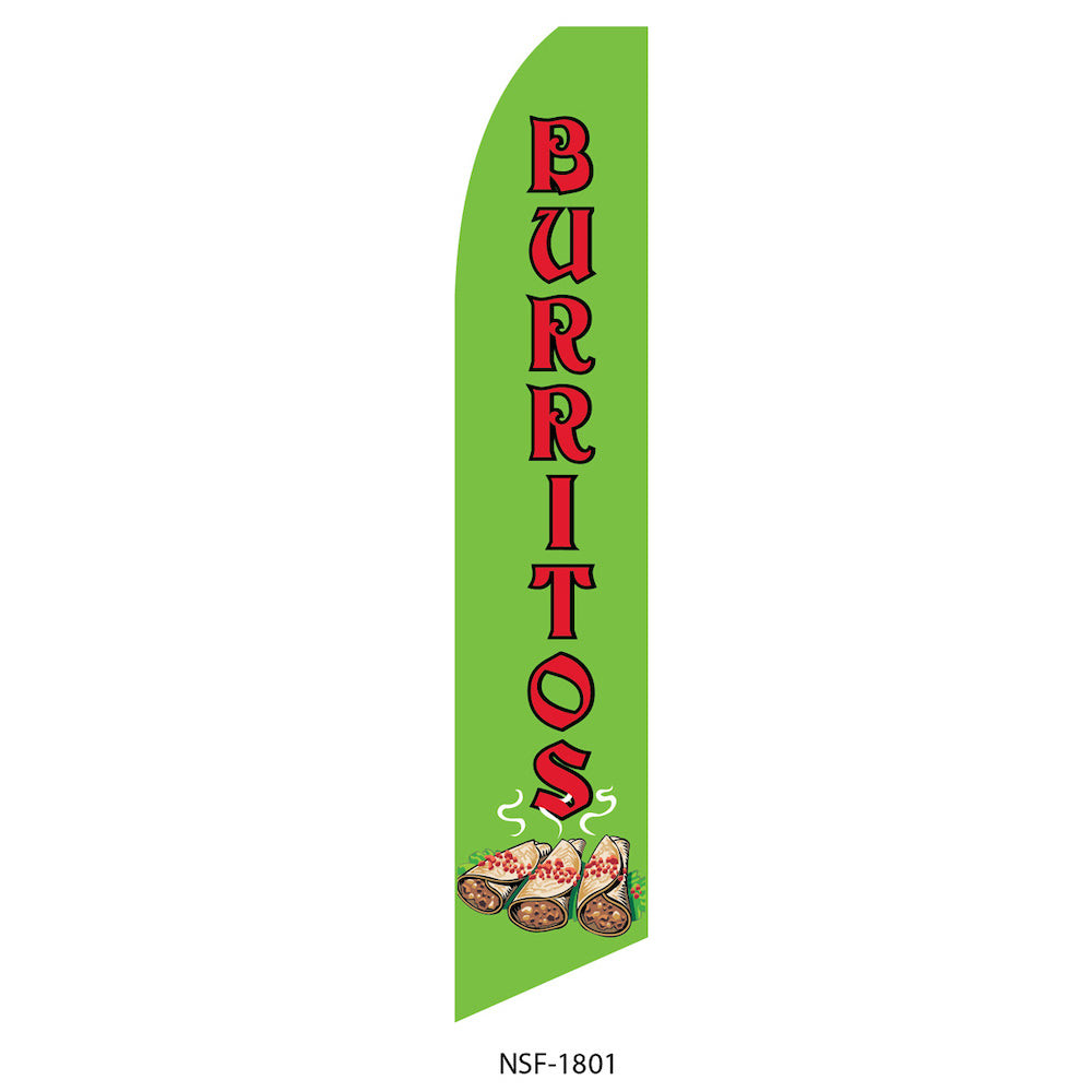 Burritos Advertising Flag (Complete set).