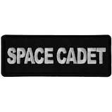 Space Cadet Iron on Patch.