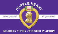 Purple Heart Flag Made in USA