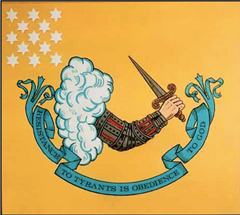 Resistance to Tyrants is Obedience to God Historical 1776 Flag Made in USA.