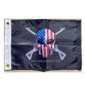 2nd Amendment Liberty or Death 1791 Punisher Skull Flag - Made in USA