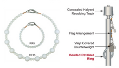 Beaded Retainer Ring.