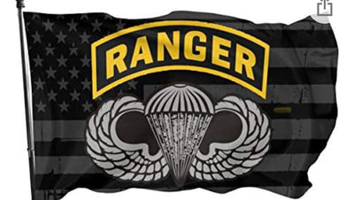 USA Ranger Airborne Flag Made in USA.