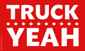 Canadian Convoy Truck Yeah Red Flag Made in USA
