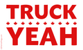Canadian Convoy Truck Yeah White Flag Made in USA
