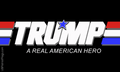 Trump A Real American Hero Bumper Sticker