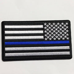 Thin Blue Line USA Patch - 2x3 inch.