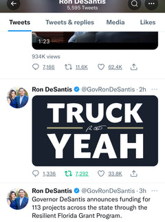 Desantis Truck Yeah Flag Made in USA