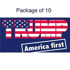 Trump America First Bumper Sticker.