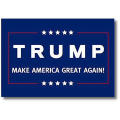 Trump Flag Make America Great Again Blue Made in USA.