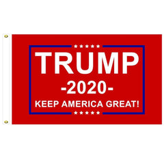 Trump 2020 Red Flag Keep America Great Made in USA.