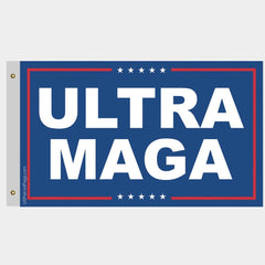 Ultra MAGA Blue Flag - Made in USA