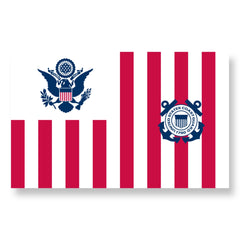 USCG Coast Guard Ensign Flag Nylon Printed Flag Made in USA