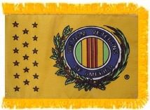 Vietnam Veterans of America Flag Pole Hem & Optional Fringe.