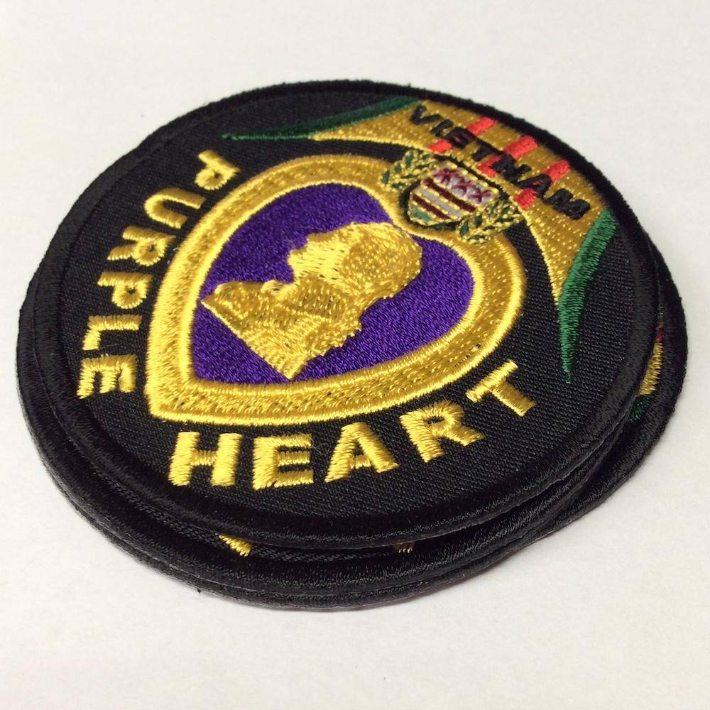 Vietnam Purple Heart Patch - 3 inches.