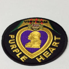 Vietnam Purple Heart Patch - 3 inches.