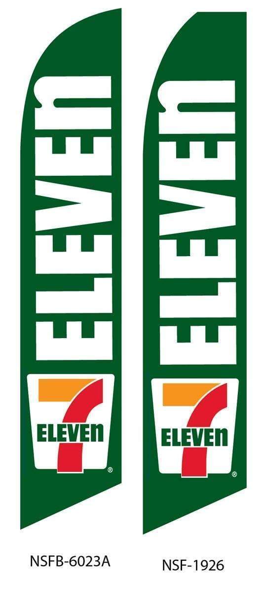 7 Eleven Advertising Flag (Complete set).