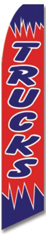 Blue and Red Trucks Advertising Banner (Complete set).