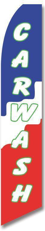 Car Wash Advertising Flag (Flag Only).