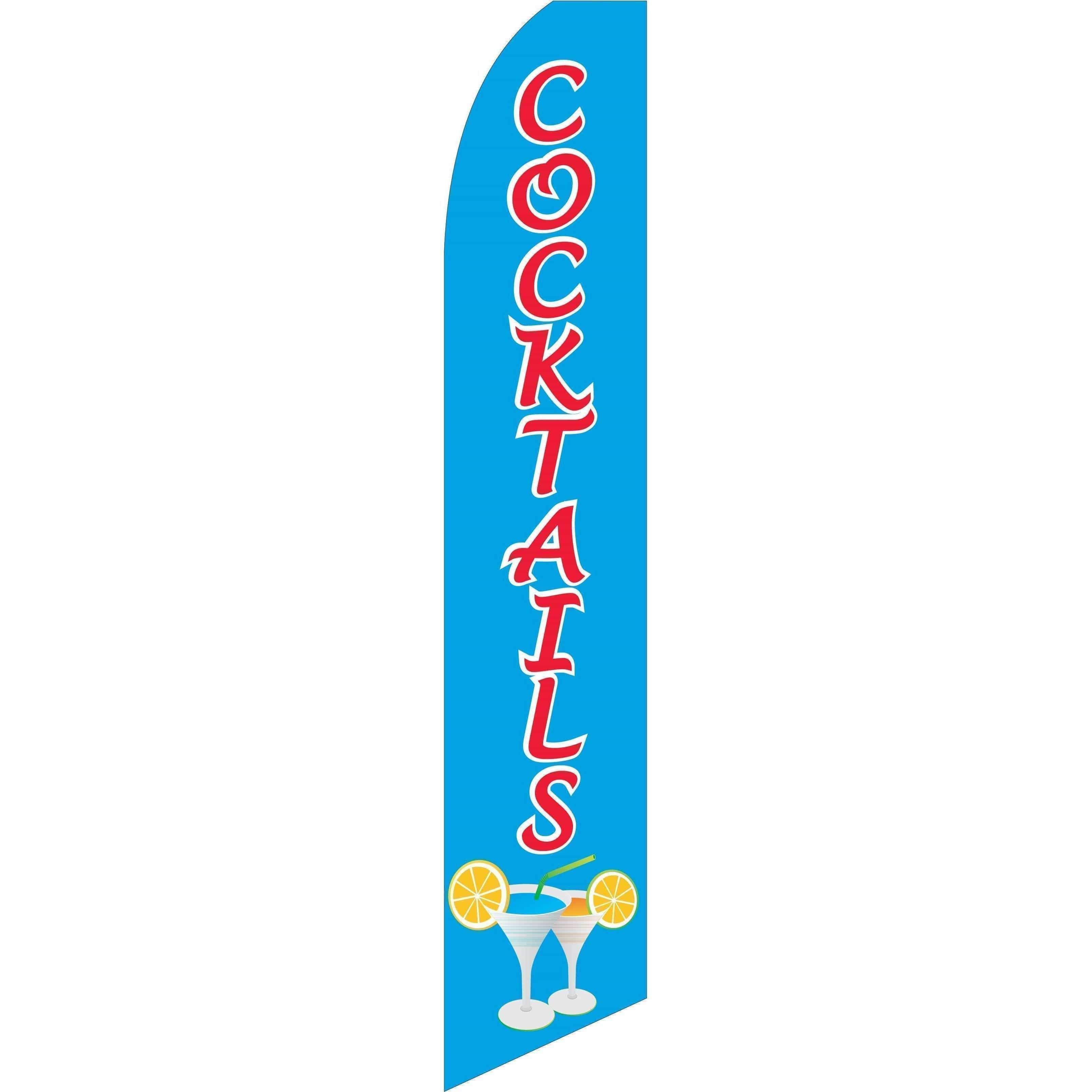 Cocktails Advertising Flag (Flag Only).