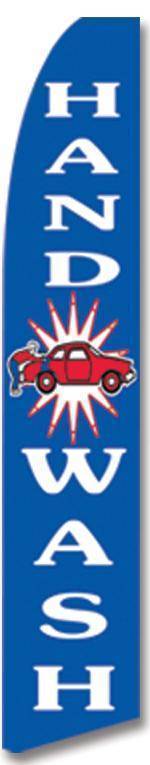 Hand Wash Advertising Flag (Flag Only).