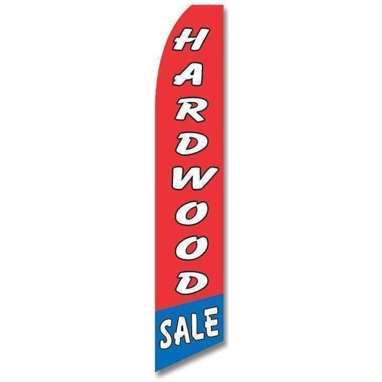 Hardwood Advertising Flag (Complete set).
