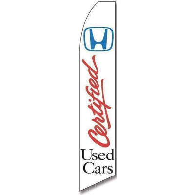 Honda Certified Used Cars Advertising Flag (Complete set).