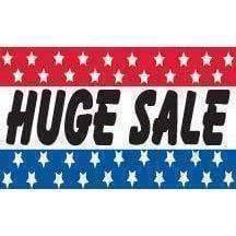 Huge Sale Slogan Flag 3 X 5 ft. Standard.