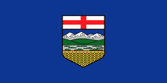 Alberta Flag - Made in USA.