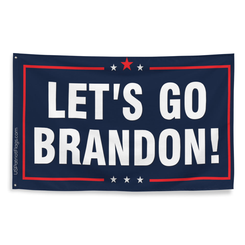 Let's Go Brandon 3x5ft Flag (Black)
