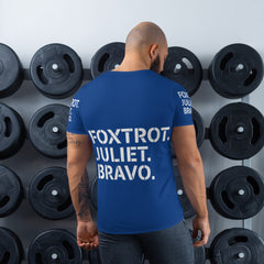 Foxtrot Julet Bravo All-Over Print Men's Athletic T-shirt