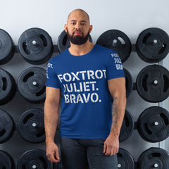 Foxtrot Julet Bravo All-Over Print Men's Athletic T-shirt