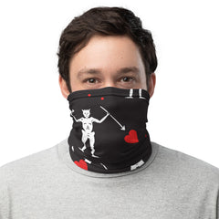 Blackbeard Flag Neck Gaiter Made in USA.