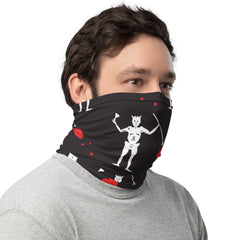 Blackbeard Flag Neck Gaiter Made in USA.